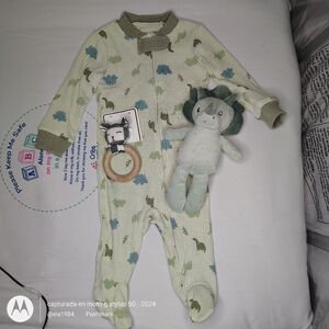 2 Pack Green and Gray Checkered Jumpsuits